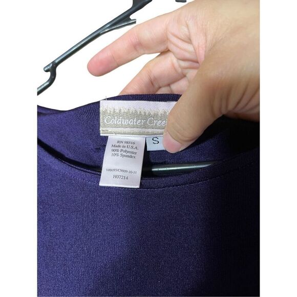 Vintage Coldwater Creek 90s Purple Maxi Dress Size Small‎ - Picture 5 of 7